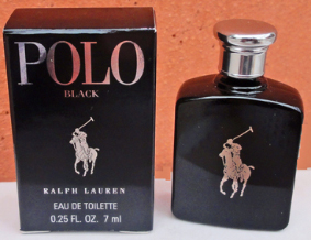 LAUREN Ralph polo black edt 7ml pleine + Boite neuve