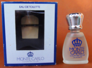 MONTE CARLO country club edt 10,5ml verre dépoli pleine boite