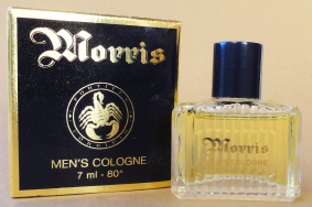 MORRIS men's cologne 7ml 80° pleine boite neuve 