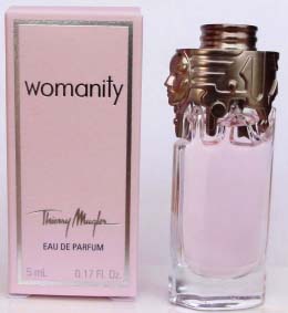 MUGLER womanity edp 5ml pleine + Boite neuve