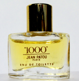 PATOU 1000 edt 2ml sérigraphie pleine sans boite 