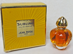 PATOU Sublime edp 4ml, pleine + Boite date de 1991