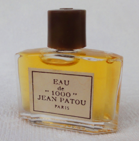 PATOU eau de 1000 edt 3,5ml étiquette papier pleine sans boite