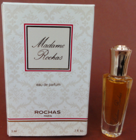 ROCHAS Madame edp 3ml sérigraphie dorée pleine + Boite