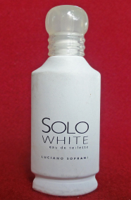 SOPRANI Solo white edt 5ml verre peint pleine sans boite 