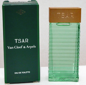 VAN CLEEF & AEPELS Tsar edt 7ml bouchon doré pleine + Boite