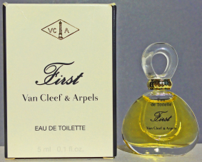 VAN CLEEF & ARPELS First edt 5ml bague dorée + Boite