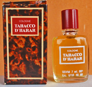 Visconti Di MODRONE Tabacco D'Harar cologne 7ml pleine + Boite très ancienne Italie