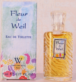 WEIL Fleur de Wei edt 5ml pleine + Boite