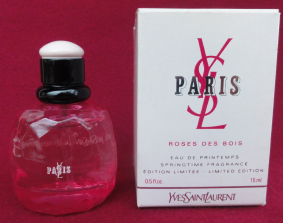 Yves SAINT LAURENT Paris roses des bois eau de printemps edt 15ml pleine boite neuve édition limitée rare