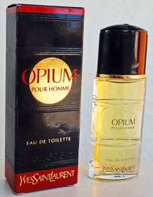 Yves SAINT LAURENT opium pour homme edt 7,5ml pleine + Boite date de 1995